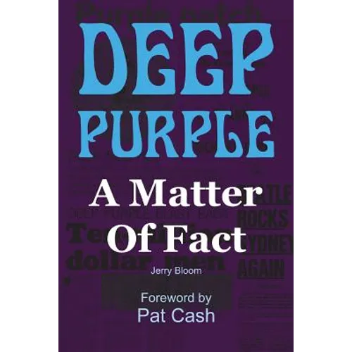 Deep Purple: A Matter Of Fact - Paperback