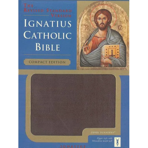 Ignatius Catholic Bible-RSV-Compact Zipper - Bonded Leather