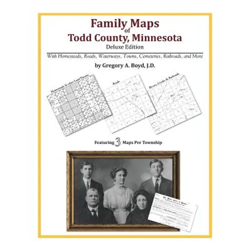 Family Maps of Todd County, Minnesota - Paperback