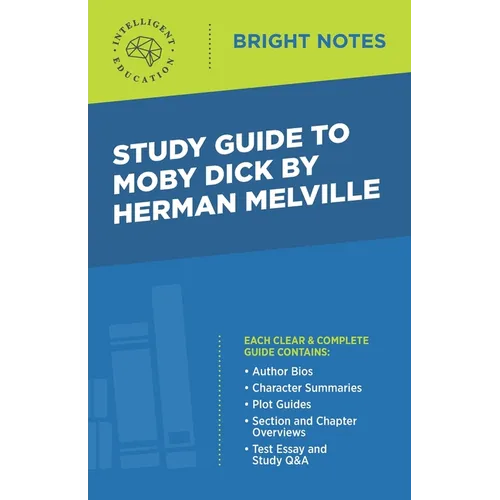 Study Guide to Moby Dick by Herman Melville - Paperback