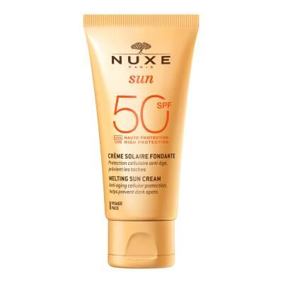 Nuxe Sunscreen Face Cream SPF 50 - Natural Ingredients, Anti-Aging, Non-Comedogenic