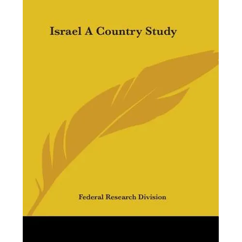 Israel A Country Study - Paperback