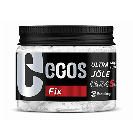 Egos Extra Strong Hair Gel - 400ml - Strong Hold Styling for Long-Lasting Style