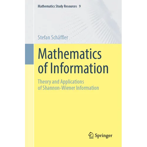 Mathematics of Information: Theory and Applications of Shannon-Wiener Information - Paperback