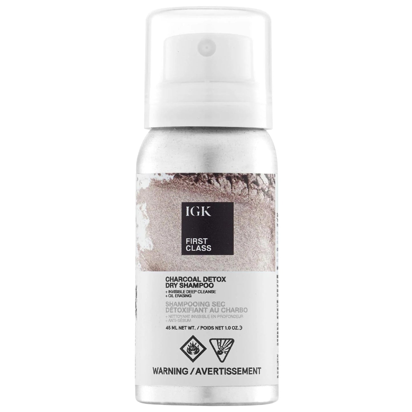 First Class Charcoal Detox Dry Shampoo - Oil-Absorbing, Vegan, Gluten-Free, Cruelty-Free - Extends Style & Refreshes Hair