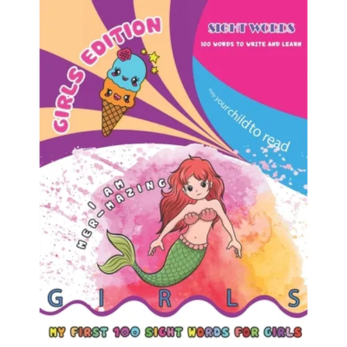 Learn to read: sight words and spelling workbook and phonics words for girls ages 5-7 - high frequency words for struggling readers - Paperback