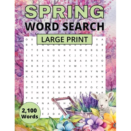 Spring Word Search - Paperback
