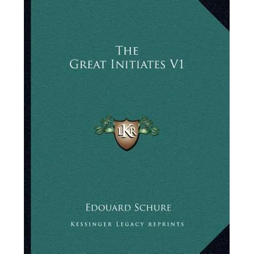 The Great Initiates V1 - Paperback