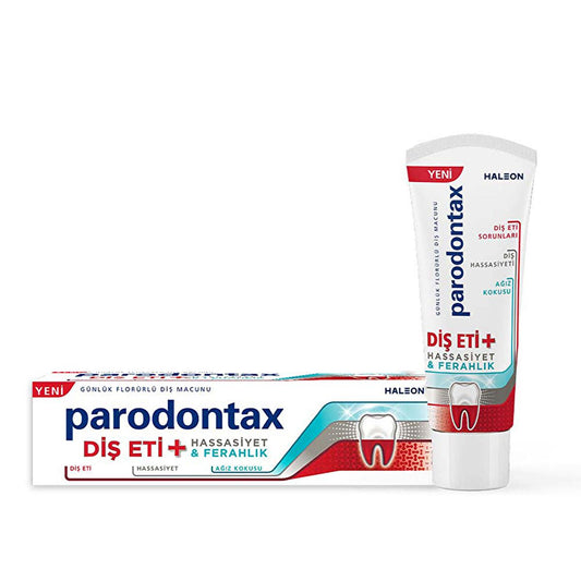Parodontax Sensitive Teeth and Gum Health Toothpaste with Fluoride - Natural Mint Flavor, 2.54 fl oz