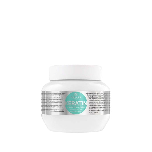Kallos Cosmetics Keratin Hair Mask for Damaged & Chemically Treated Hair - 9.30 fl oz Nourishing Treatment