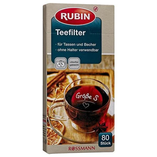 Rubin Tea Filter - Compact & Easy Tea Serving Solution for Tea Enthusiasts