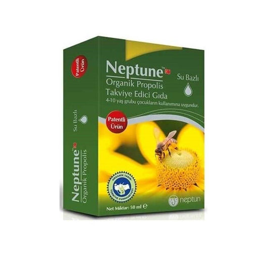 Neptune Organic Propolis 50 ml - Organic Propolis Supplement for Immune System Support