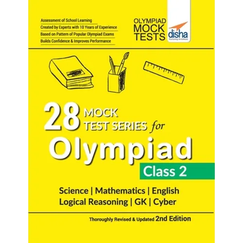 28 Mock Test Series for Olympiads Class 2 Science, Mathematics, English, Logical Reasoning, GK & Cyber 2nd Edition - Paperback