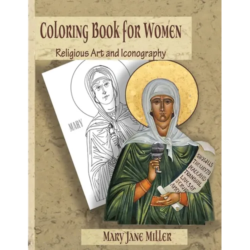 Coloring Book for Women: Religious Art and Iconography - Paperback