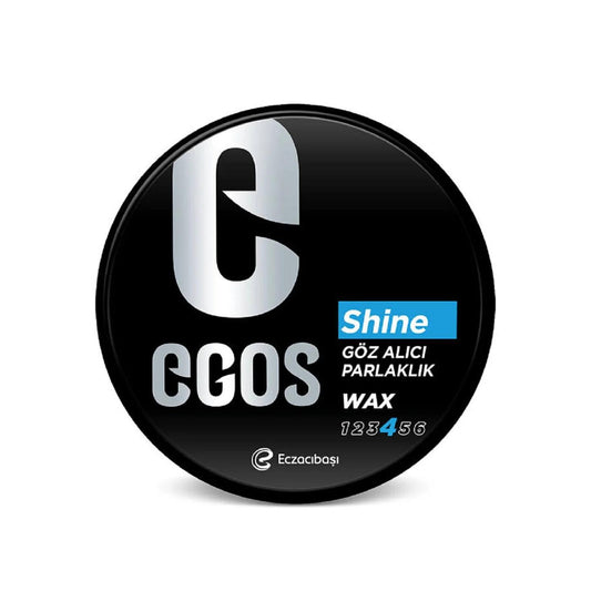 Egos Hair Wax Shine - Long-Lasting Hold & Shine Styling Product for Men & Women - 3.38 fl oz