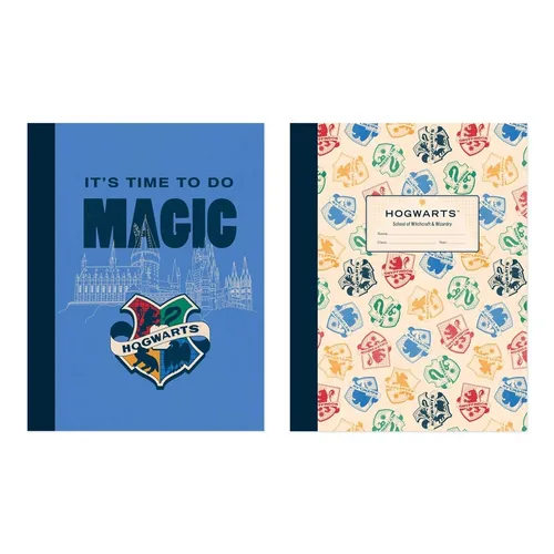 Harry Potter: Hogwarts Composition Notebook Set (Set of 2) - Paperback
