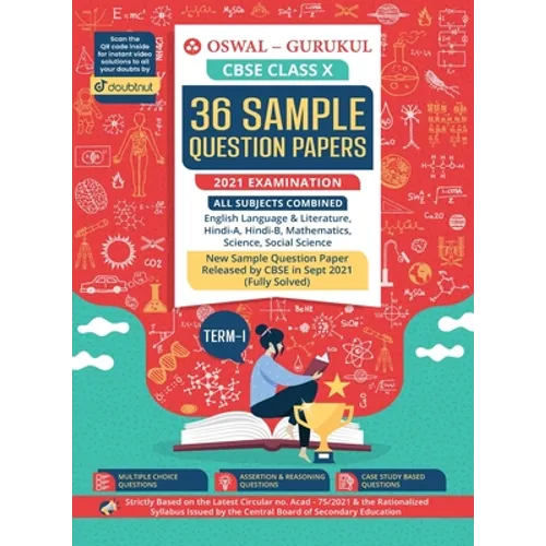 36 Sample Question Papers: CBSE Class 10 for Term 1 November 2021 Examination - Paperback