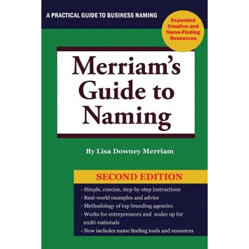 Merriam's Guide to Naming - Paperback