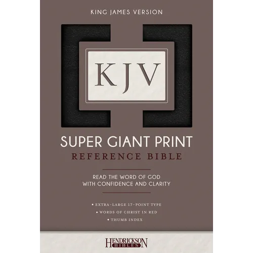 KJV Super Giant Print Bible - Imitation Leather