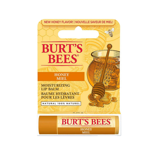 Burt's Bees Honey Flavored Lip Balm - Natural Moisturizing Lip Care for Dry Lips - 4.25g
