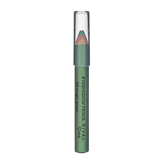 Rival Loves Me Magic Green Shimmering Eyeshadow Pencil - Easy to Apply, Multi-Effect Cosmetic Stick for Makeup Enthusiasts