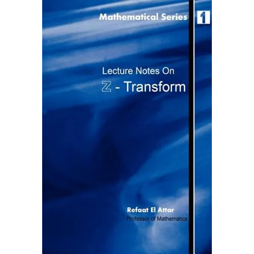 Lecture notes on Z-Transform - Paperback