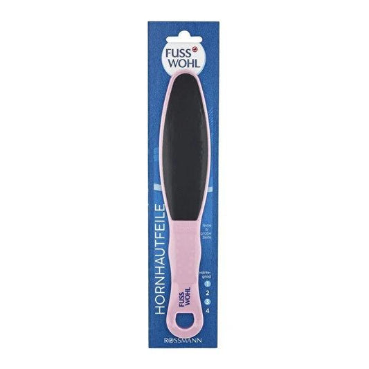 Fusswohl Foot File Pedicure Tool for Dry Skin Care - Dual Sided Foot Care for Smoother Feet
