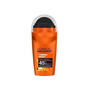 L'Oreal Men Expert Thermic Resist 48H Anti-Perspirant Roll-On: Long-Lasting Sweat & Odor Protection for Active Men, Deodorant for Hot Weather