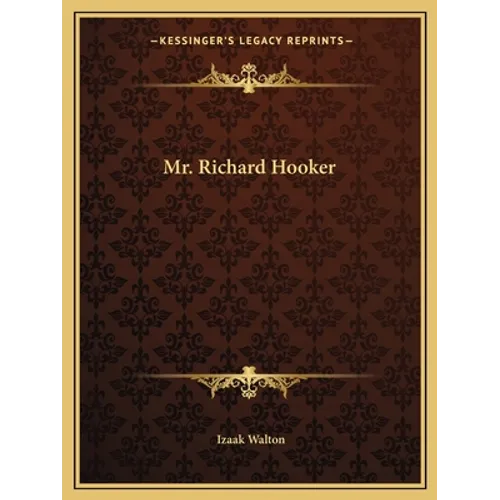 Mr. Richard Hooker - Paperback