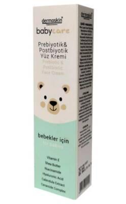Dermoskin BabyCare Prebiotic & Postbiotic Face Cream for Sensitive Skin - Natural, Moisturizing, Soothing Baby Skincare