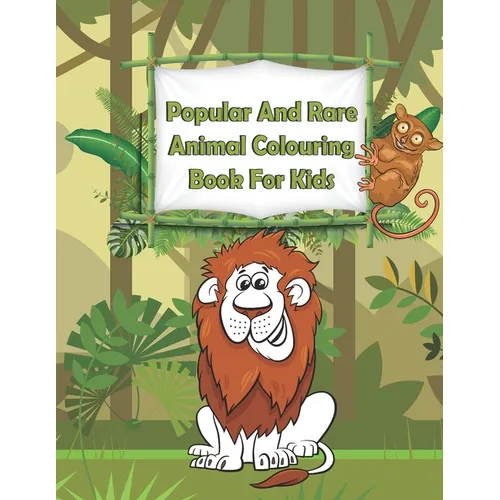 Popular And Rare Animal Colouring Book For Kids - Paperback