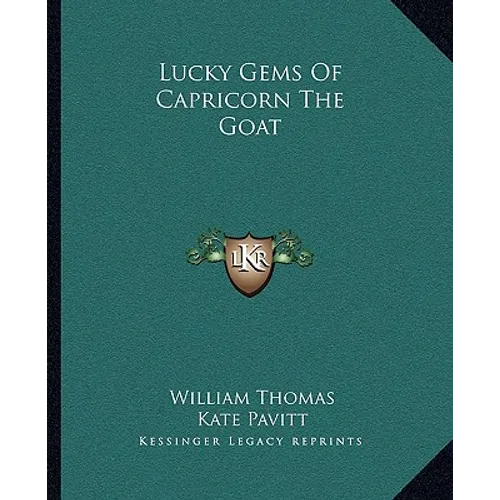 Lucky Gems of Capricorn the Goat - Paperback