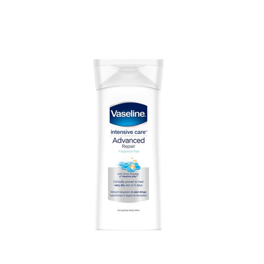 Vaseline Advanced Repair Body Lotion 200ml - Moisturizing & Repairing Dry Skin, Soft & Smooth Body Care