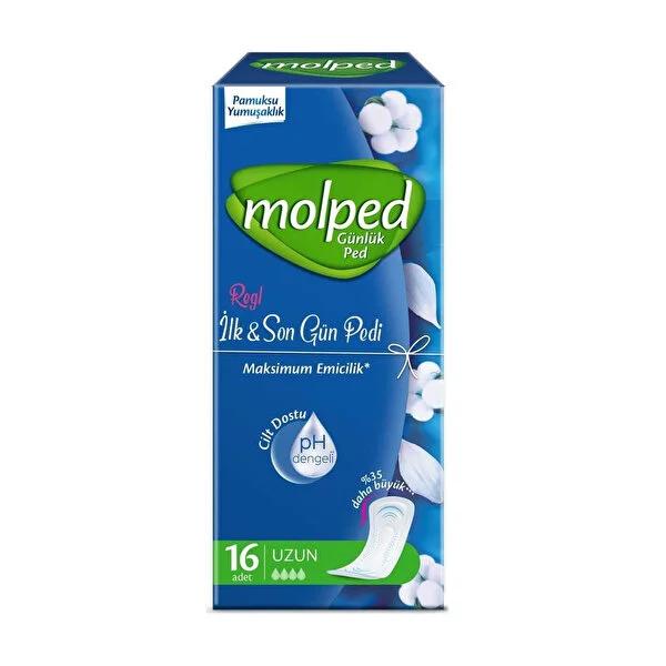 Molped Daily Panty Liners for Women - Soft, Absorbent, and Breathable Liners for Light Flow Days - Dermatologically Approved, Halal Certified