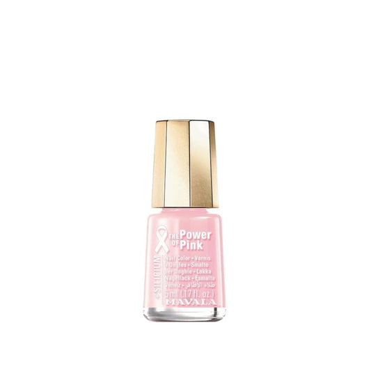 Mavala Power Of Pink Mini Nail Polish - 5ml Pastel Pink Color for Travel