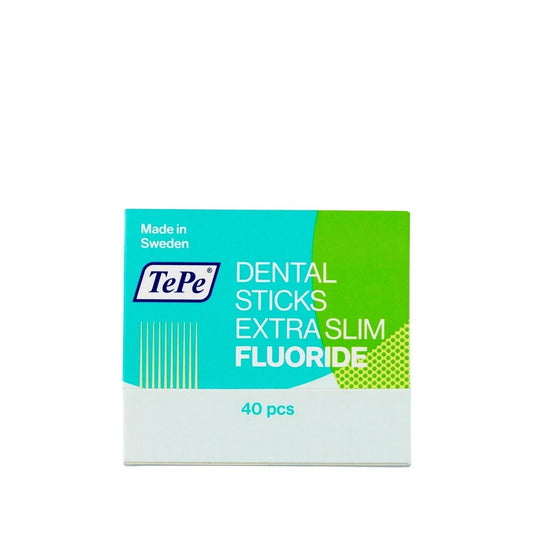 Tepe Extra Slim Fluoride Dental Floss Picks: Reach Tight Spaces, Prevent Cavities, Improve Gum Health - Portable & Easy to Use
