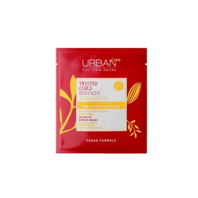 Urban Care Pre-Shower Hair Care Mask for Curly Hair - Hibiscus & Shea Butter, Vegan, Paraben-Free, 1.69 fl oz