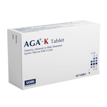 Aga-K Dietary Supplement - 60 Tablets for Health and Wellness Support