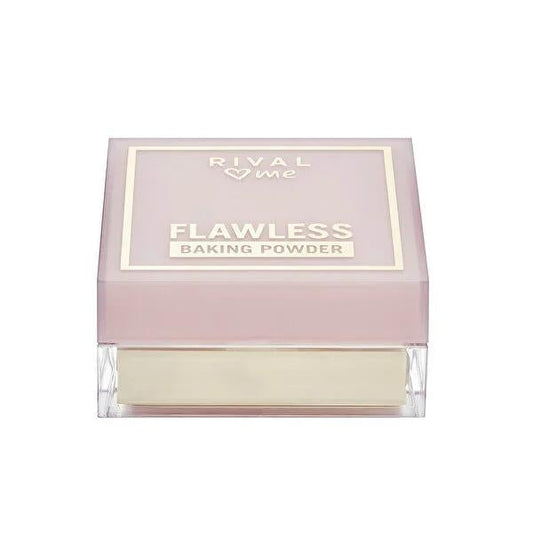 Rival Loves Me Flawless Baking Face Powder - Transparent Setting Powder for a Long-Lasting, Matte Finish (14 gr)