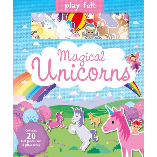 Play Felt Magical Unicorns - Board Book