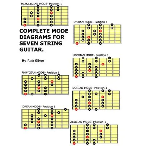 Complete Mode Diagrams for Seven String Guitar - Paperback