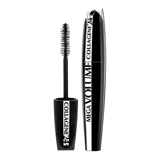 Loreal Paris Mega Volume Collagene Mascara - 24H Long Lasting, Volume Enhancing, Collagen Infused