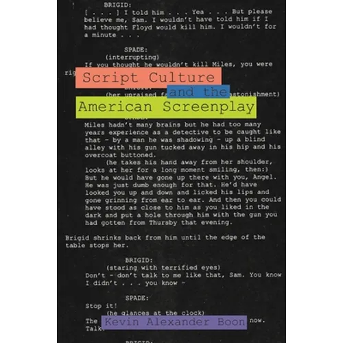 Script Culture and the American Screenplay - Paperback