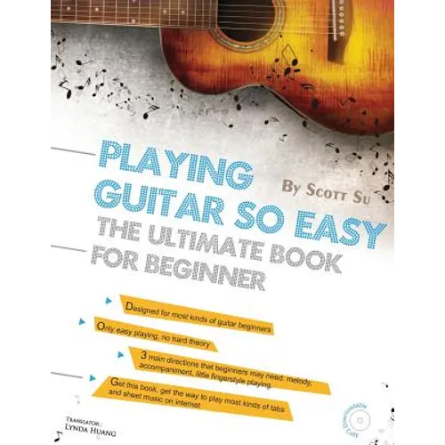Playing Guitar So Easy: The Ultimate Book for Beginner - Paperback