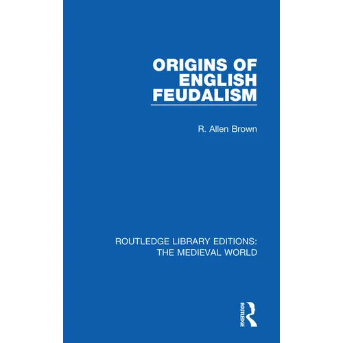 Origins of English Feudalism - Paperback