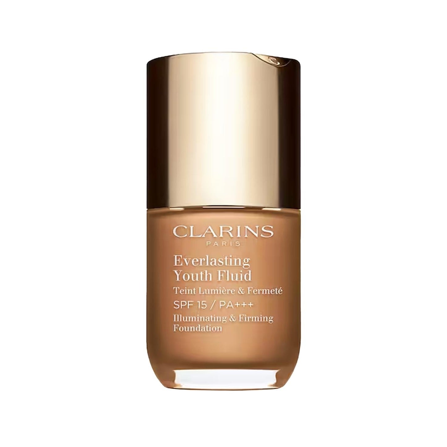 Clarins Everlasting Youth Fluid Foundation: Anti-Aging Liquid Foundation, Shade 111 - Achieve Flawless, Long-Lasting, Youthful Skin