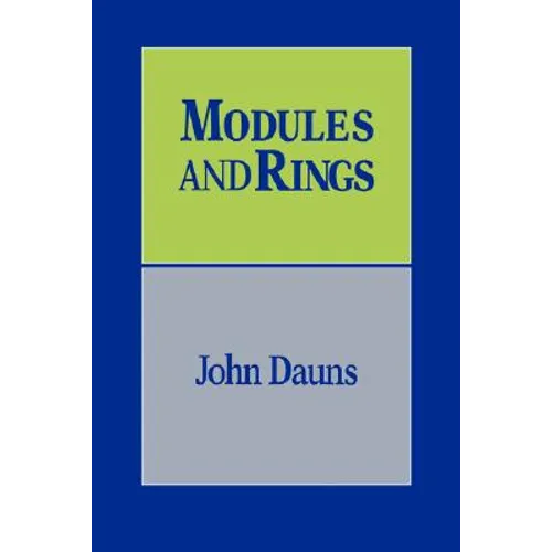 Modules and Rings - Paperback