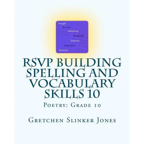 RSVP Building Spelling and Vocabulary Skills 10: Poetry: Grade 10 - Paperback
