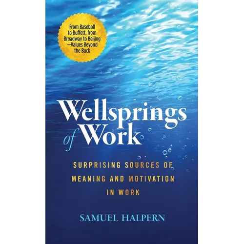 Wellsprings of Work: Surprising Sources of Meaning and Motivation in Work - Paperback
