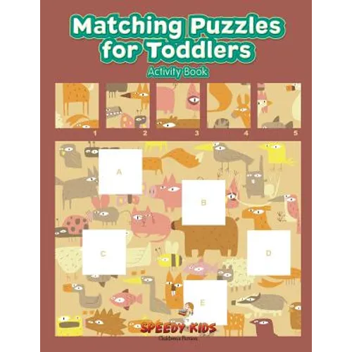 Matching Puzzles for Toddlers Activity Book - Paperback